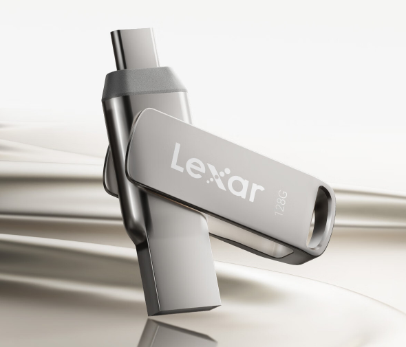 雷克沙/Lexar 128g U盘/存储卡 读速150MB/s 安卓苹果电脑双接口优盘 全金属安全加密